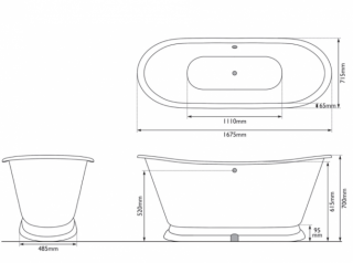 Cast Iron Baths -The ''Galleon''